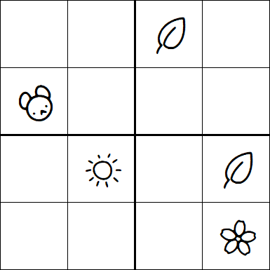Kids Sudoku 4x4 - Difícil