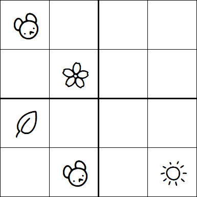 Kids Sudoku 4x4 - Difícil