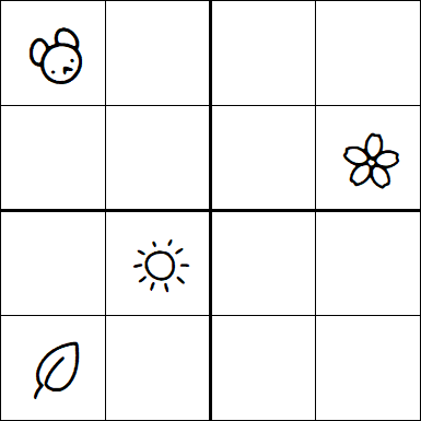 Kids Sudoku 4x4 - Difícil