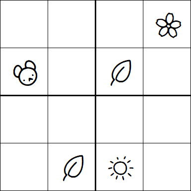 Kids Sudoku 4x4 - Difícil