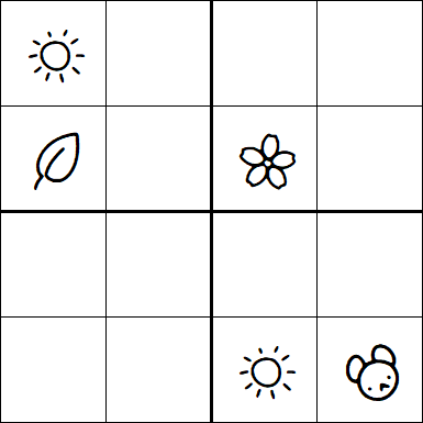Kids Sudoku 4x4 - Difícil