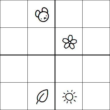 Kids Sudoku 4x4 - Difícil