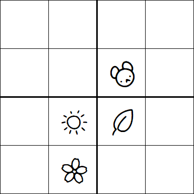 Kids Sudoku 4x4 - Difícil