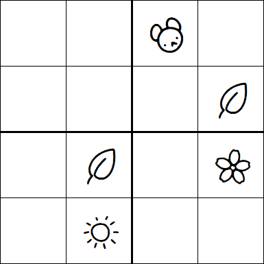 Kids Sudoku 4x4 - Difícil