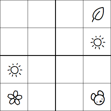 Kids Sudoku 4x4 - Difícil