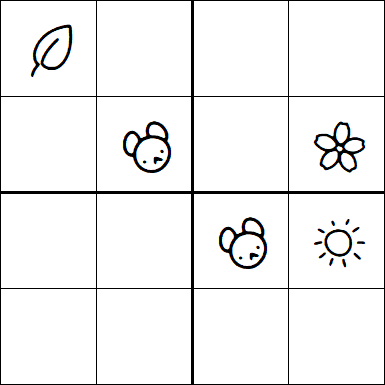 Kids Sudoku 4x4 - Difícil