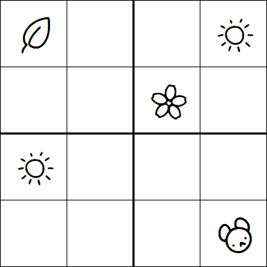 Kids Sudoku 4x4 - Difícil