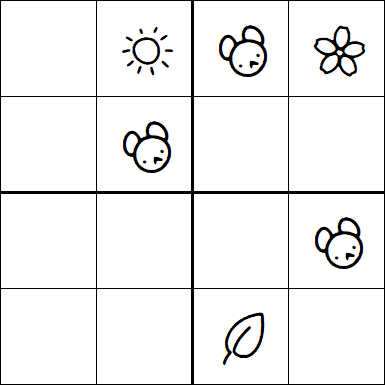 Kids Sudoku 4x4 - Difícil