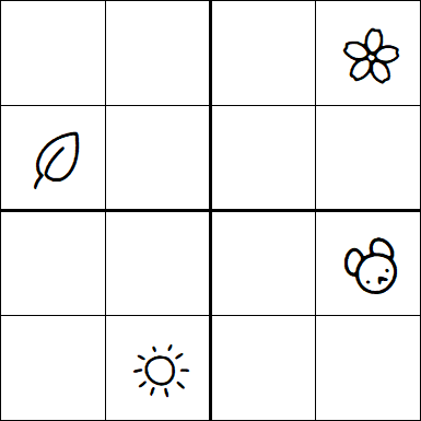 Kids Sudoku 4x4 - Difícil