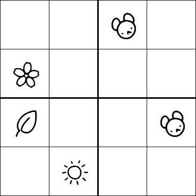 Kids Sudoku 4x4 - Difícil