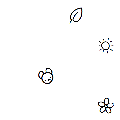 Kids Sudoku 4x4 - Difícil