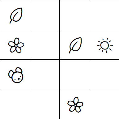 Kids Sudoku 4x4 - Difícil