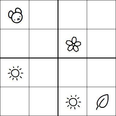 Kids Sudoku 4x4 - Difficile