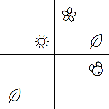 Kids Sudoku 4x4 - Difícil