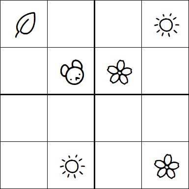Kids Sudoku 4x4 - Difícil