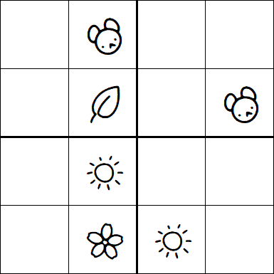 Kids Sudoku 4x4 - Difícil