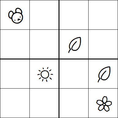 Kids Sudoku 4x4 - Difícil