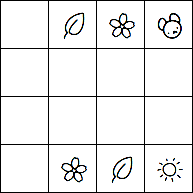 Kids Sudoku 4x4 - Difícil
