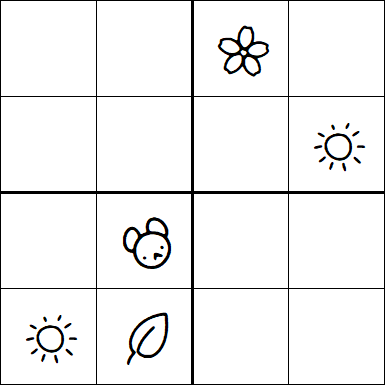 Kids Sudoku 4x4 - Difícil