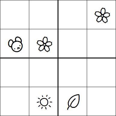 Kids Sudoku 4x4 - Difícil