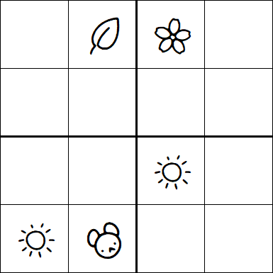 Kids Sudoku 4x4 - Difícil