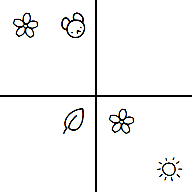 Kids Sudoku 4x4 - Hard
