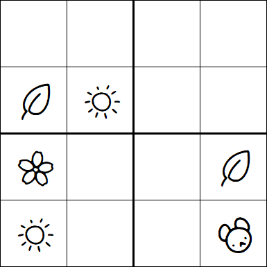 Kids Sudoku 4x4 - Hard