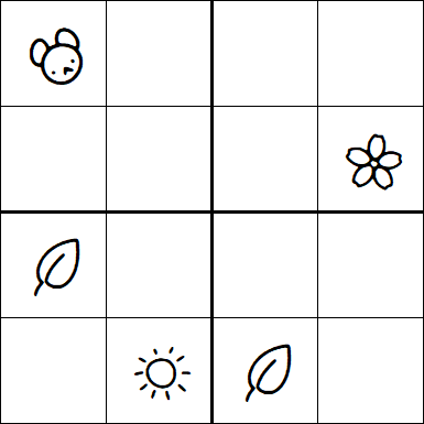 Kids Sudoku 4x4 - Hard