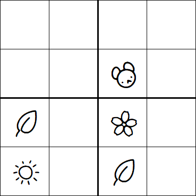 Kids Sudoku 4x4 - Hard