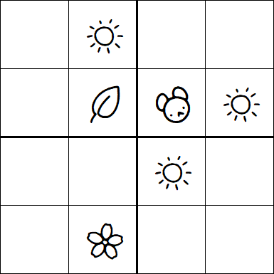 Kids Sudoku 4x4 - Hard