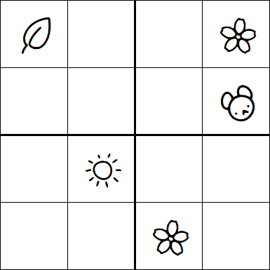 Kids Sudoku 4x4 - Hard