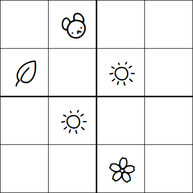 Kids Sudoku 4x4 - Hard
