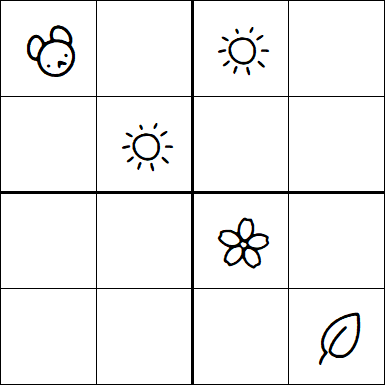 Kids Sudoku 4x4 - Hard