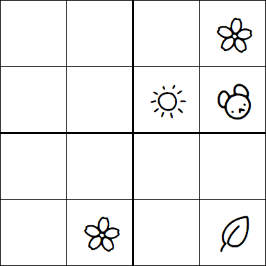 Kids Sudoku 4x4 - Hard