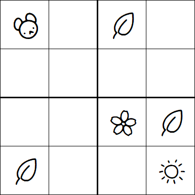 Kids Sudoku 4x4 - Hard