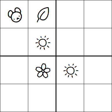 Kids Sudoku 4x4 - Hard