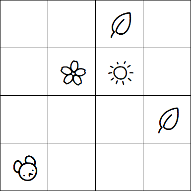 Kids Sudoku 4x4 - Hard