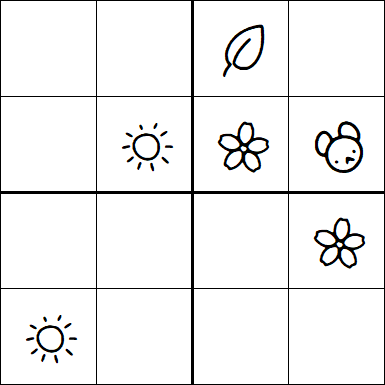 Kids Sudoku 4x4 - Hard