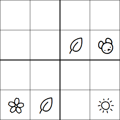 Kids Sudoku 4x4 - Difícil