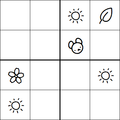 Kids Sudoku 4x4 - Hard