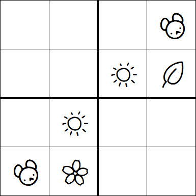 Kids Sudoku 4x4 - Hard