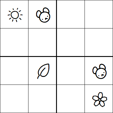 Kids Sudoku 4x4 - Hard