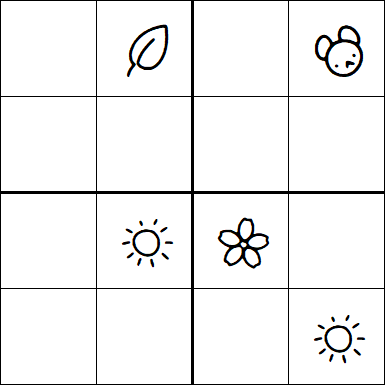 Kids Sudoku 4x4 - Difícil