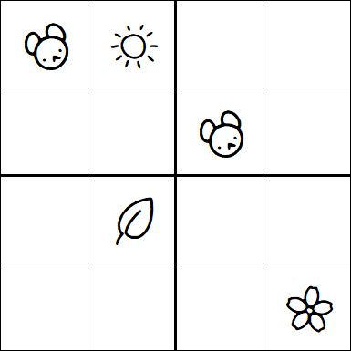 Kids Sudoku 4x4 - Hard