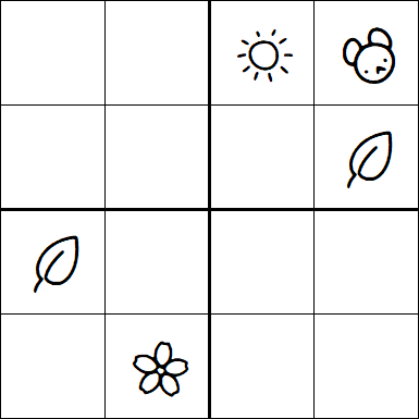 Kids Sudoku 4x4 - Hard