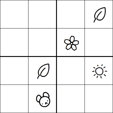 Kids Sudoku 4x4 - Hard