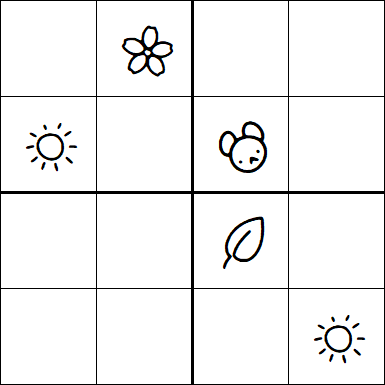 Kids Sudoku 4x4 - Hard
