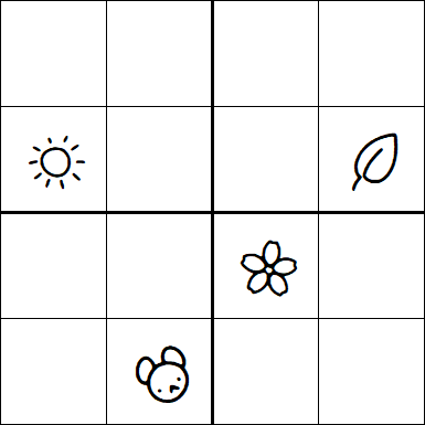 Kids Sudoku 4x4 - Hard