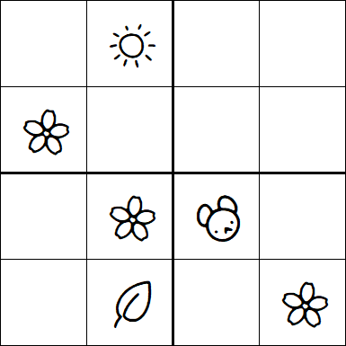 Kids Sudoku 4x4 - Hard