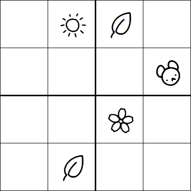 Kids Sudoku 4x4 - Hard